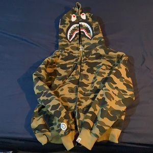Bape 1st Camo Shark Full Zip Hopdie